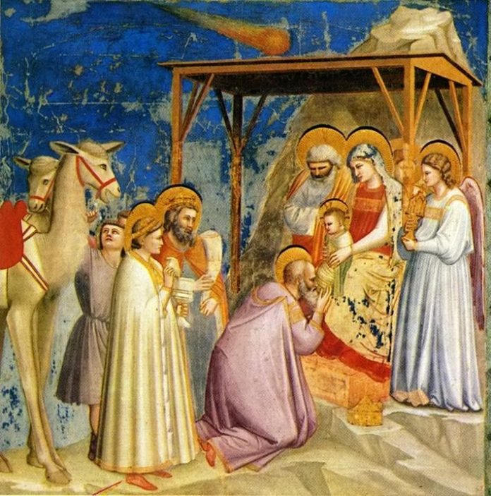 Giotto - "Adorazione dei Magi". Cappella Scrovegni (Padova)