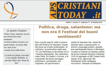 apsCRISTIANITODAY.it – Settantasettesimo Numero