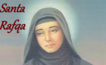 Santa Rafqua : cieca , ma piena di luce