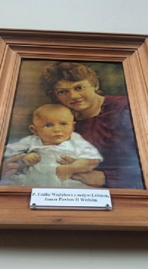 Emilia Wojtyla col piccolo Karol