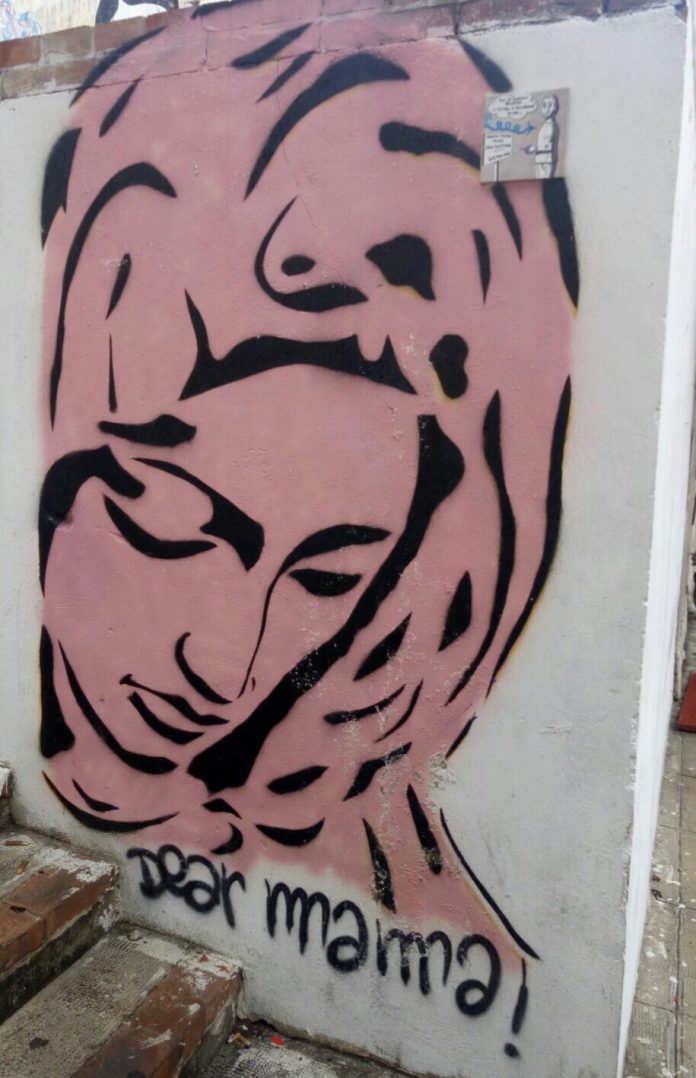 Maria, Immacolata, murales