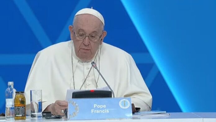 Papa Francesco Congresso Capi Religioni Al-Sultan 14 settembre 2022