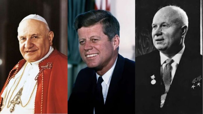 Papa Giovanni XXIII - John Fitzgerald Kennedy - Nikita Kruscev