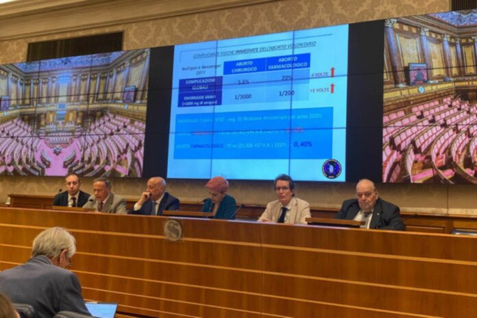 Presentazione del Rapporto sui costi e sugli effetti sulla salute della legge 194, a cura dell’Osservatorio Permanente sull’Aborto (Opa) - Senato della Repubblica, Sala Caduti di Nassirya, 12 giugno 2023